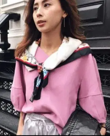 Ameri Vintage 핑크 티셔츠
