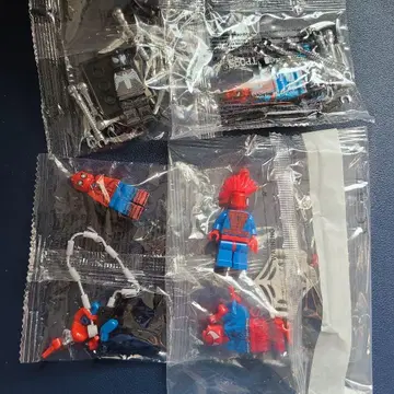 LEGO(레고) 호환 스파이더맨 미니 피규어 5체 세트