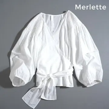 316u*새상품급 마렛 투모로우랜드 취급 카슈쿨 블라우스 셔츠