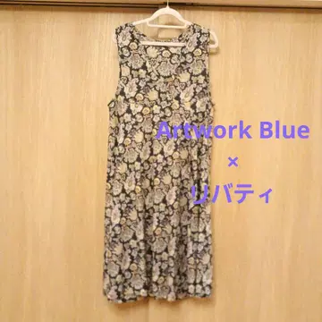 Artwork Blue 리버티 원피스