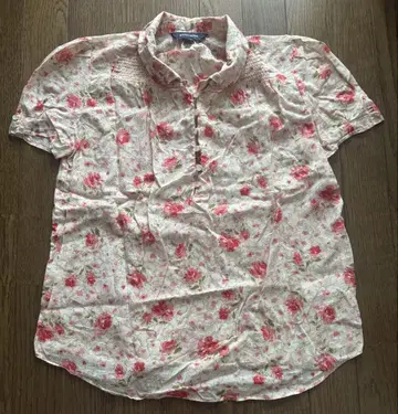 Ralph Lauren 꽃무늬 반팔 셔츠