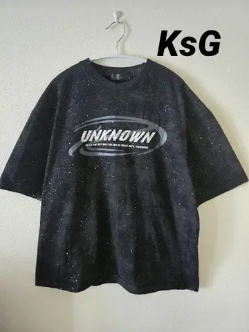 KsG 케이에스지 UNKNOWN 티셔츠 오버 사이즈 K-POP