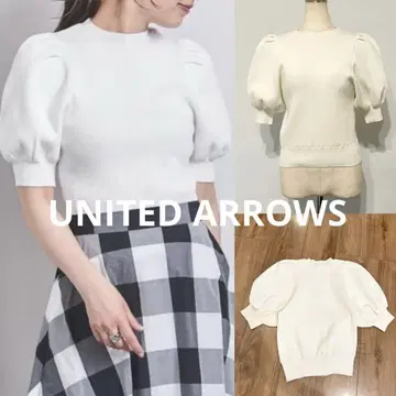 UNITED ARROWS 유나이티드 애로우즈 퍼프 슬리브 오반 소매 니트