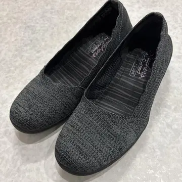 스케쳐스 26cm 플랫슈즈 슬립온 펌프스 메쉬