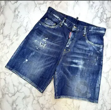 DSQUARED2 디스퀘어드 데님 하프 팬츠 데미지 44