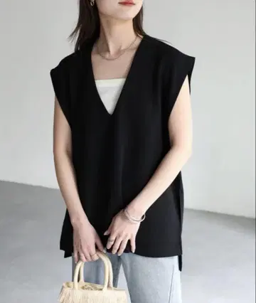 Riberry 종이상자 V 넥 베스트