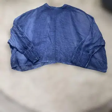 mizuiro ind 피그먼트 다이 크루넥 숏 풀오버