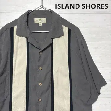ISLAND SHORES 아일랜드 쇼어 오픈 카라 셔츠