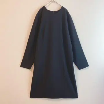 (2XL) 빅 사이즈 예복 노카라 원피스 블랙 포멀 검정