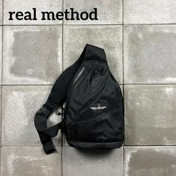 새상품급 real method 숄더백 바디백 아웃도어 낚시