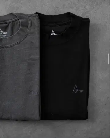 Attic 센다이 오리지널 팩 티셔츠 2장 세트