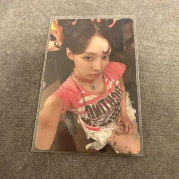 aespa dirty work HMV 윈터 트레이딩 카드