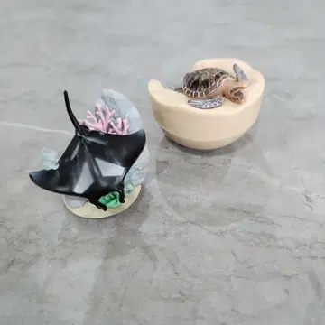 미라쿠수족관 캡슐 토이 2개 세트