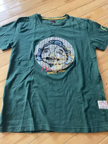 Evisu 그린 티셔츠 M