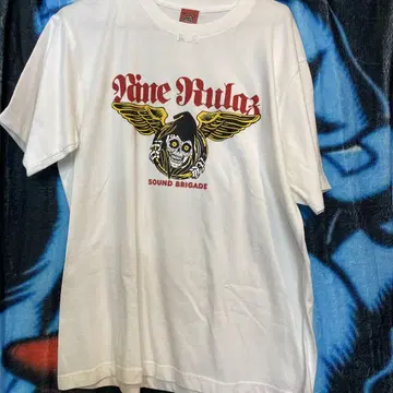 Nine Rulaz Line M 티셔츠 스컬 디자인 M