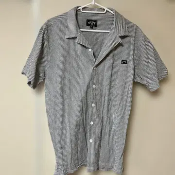 Billabong 스트라이프 반팔 셔츠 M