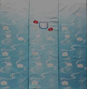 헬로키티 노렌 2000년 제작 수련 금붕어