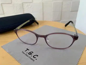 T.G.C. 퍼플 오벌 안경