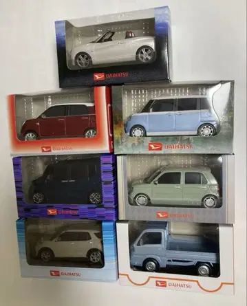 Daihatsu 판매 촉진용 미니카 화이트 레드 외 7대 세트