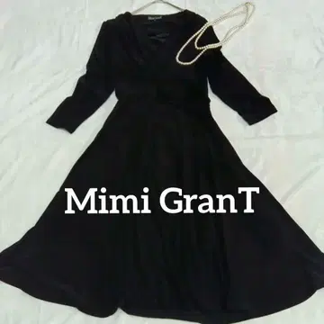 Mimi GranT 미미 그랑 블랙 드레스 원피스 플레어