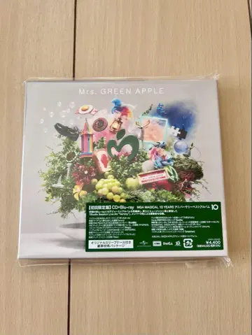 Mrs.GREEN APPLE 10 초회 한정판 CD+Blu-ray 미세스