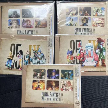 파이널 판타지 9 FF9 복권 E상 봉투 포함 엽서 전 5종 컴프