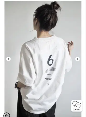 ANIECA 넘버 6 티셔츠