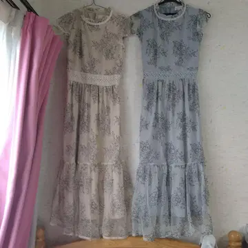 tocco closet 반팔 롱 원피스 2색 세트