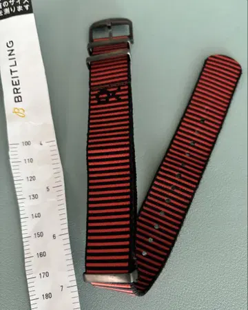 브라이틀링 정품 나일론 스트랩 22mm