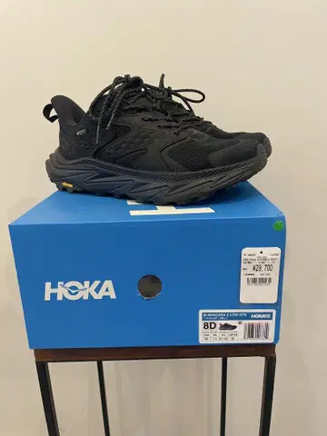 새상품급 HOKA ANACAPA 2 LOW GTX 아나카파 2 로우 블랙