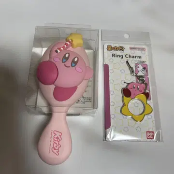 커비 반지 참과 미니 헤어 브라 (무료 배송)