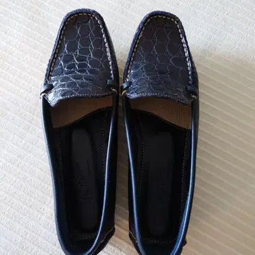 로퍼 드라이빙 슈즈 키타무라 천연 가죽 23.5cm