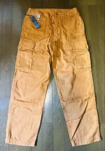 BRU NA BINNE 카고 팬츠 오렌지