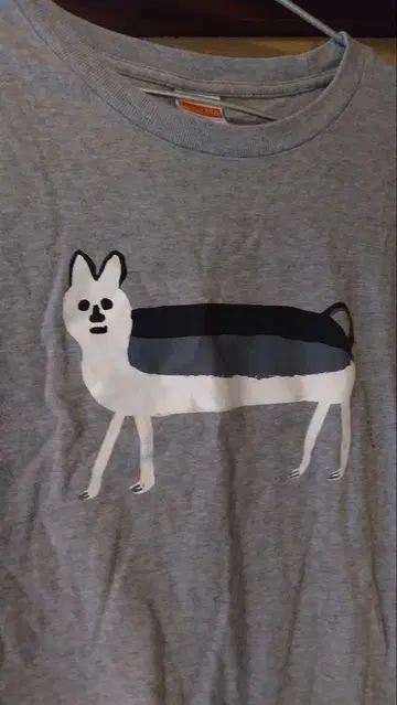 키모카와 티셔츠 그레이
