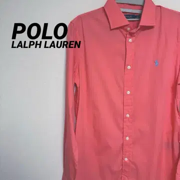 POLO 폴로 랄프 로렌 여성용 긴팔 셔츠 면 코튼 블라우스 핑크
