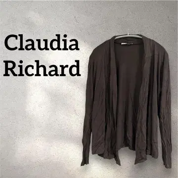 Claudia Richard 가디건 긴팔 브라운
