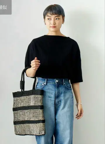 세인트제임스 티셔츠 블랙 컬러