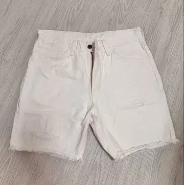 Wrangler 화이트 데님 숏 팬츠 70s