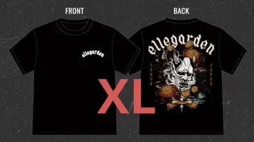 엘르 정원 ELLEGARDEN 티셔츠 XL 사이즈 블랙