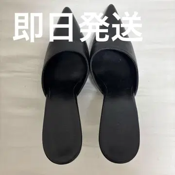 GYDA 블랙 스틸레토 뮬 L 사이즈