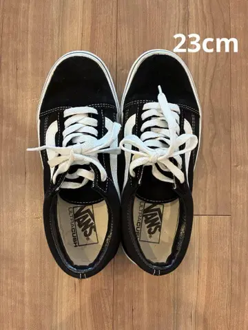 새상품급 Vans 23.0cm 블랙