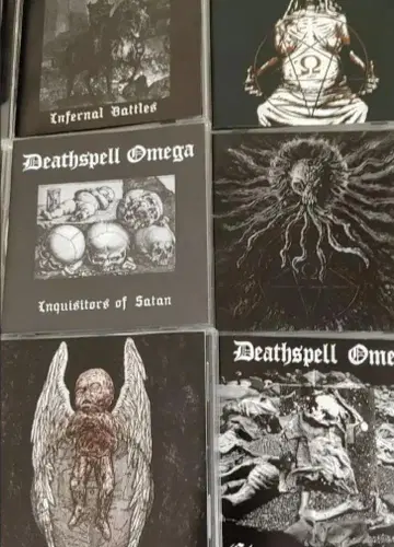 블랙 메탈 Deathspell omega 6장 세트 헤비메탈
