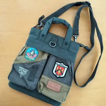 새상품급 AVIREX 아비렉스 TOP GUN 미니 헬멧 백