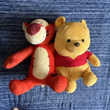 티거와 푸우 봉제 인형 세트