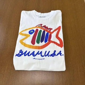 80s SGT.LEISURE 물고기 티셔츠