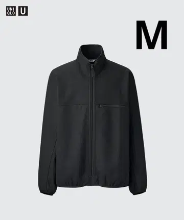 유니클로 U 브러쉬드 저지 블루종 M