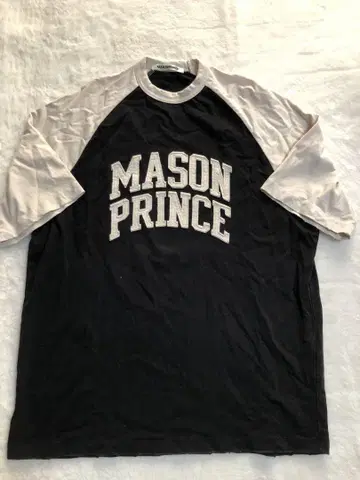 MASONPRINCE 메종 프린스 래글런 크러쉬 가공 티셔츠