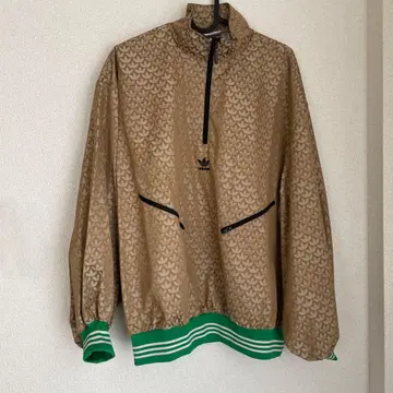 아디다스 아디컬러 70s 하프 지퍼 모노그램 윈드브레이커