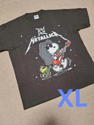밴딩 티셔츠 METALLICA 메탈리카 스누피 XL
