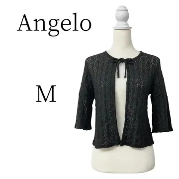 Angelo 블랙 가디건 M